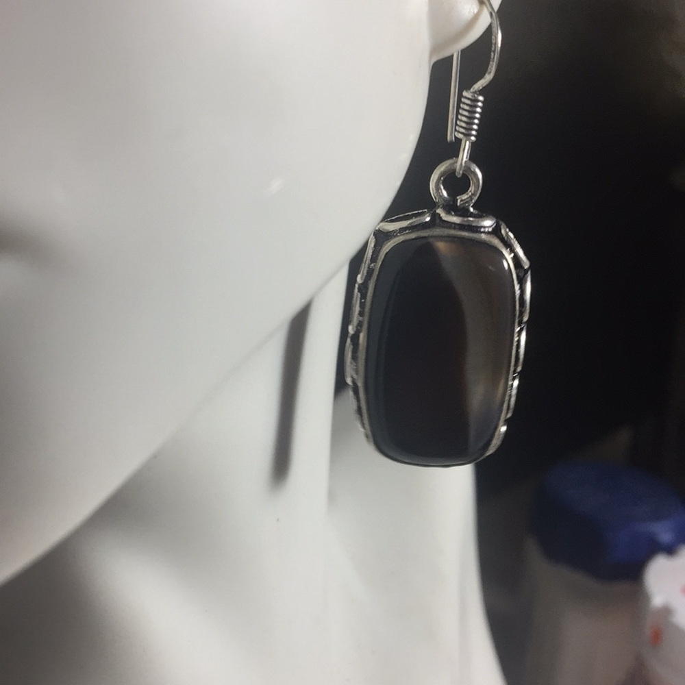 HOST PICK NEW Artisan Botswana Agate Earrings - Picture 10 of 11